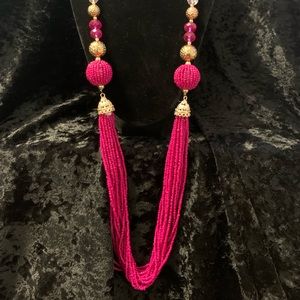 A Stunning Fuchsia Statement Necklace